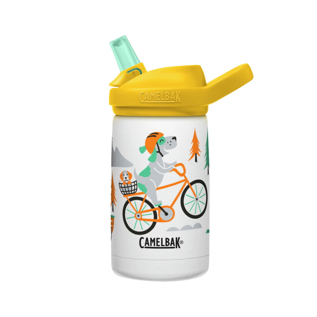 CAMELBAK BOTELLA EDDY KIDS SST VACUUM INSULATED 12OZ BIKING DOGS